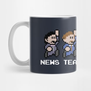 8 Bit Anchorman News Team Assemble Mug